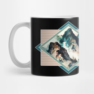 Watercolor Mountain Landscape ' Mug